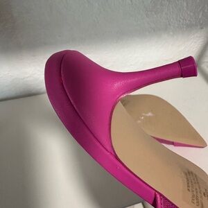 Aqua pink mules. Size 7